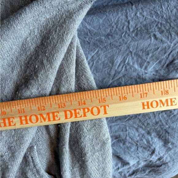 american eagle outfitters Blouse XL Women’s V-neck Gray Cardigan Buttons/pockets - Picture 6 of 13